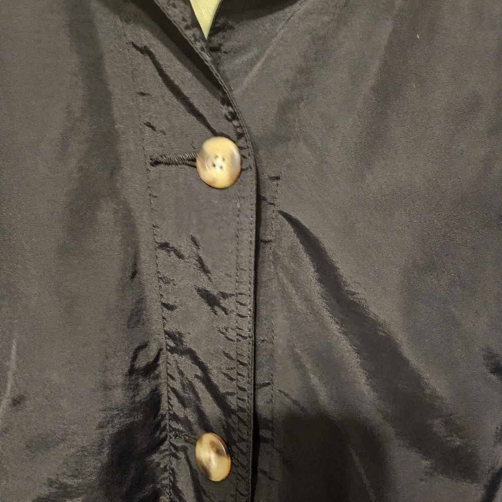 Columbia Sportswear Women's Button Down rain jacket Medium Black - Picture 4 of 11